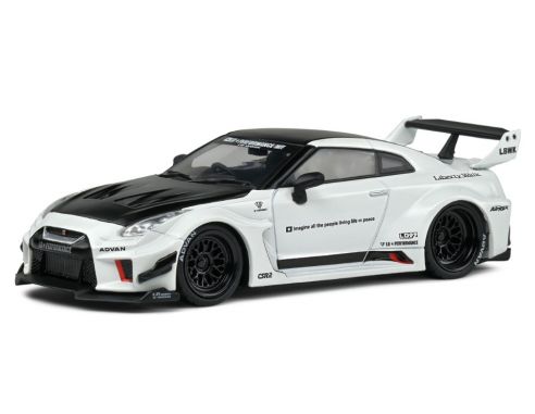 SOLIDO SL4311203 NISSAN GT-RR (R35) LB WORKS SILHOUETTE COUPE 2016 WHITE/BLACK 1:43 Modellino