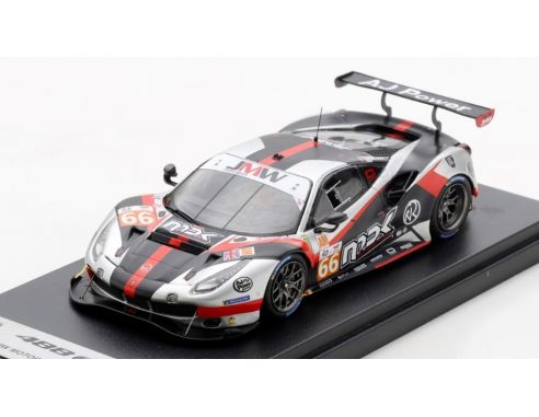 LOOKSMART LSLM149 FERRARI 488 GTE EVO JMW M.N.66 LM 2022 VAN DER ZANDE/KVAMME/HART 1:43 Modellino