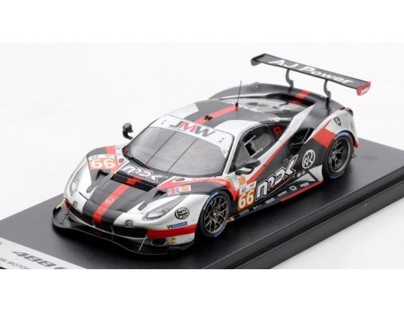 LOOKSMART LSLM149 FERRARI 488 GTE EVO JMW M.N.66 LM 2022 VAN DER ZANDE/KVAMME/HART 1:43 Modellino