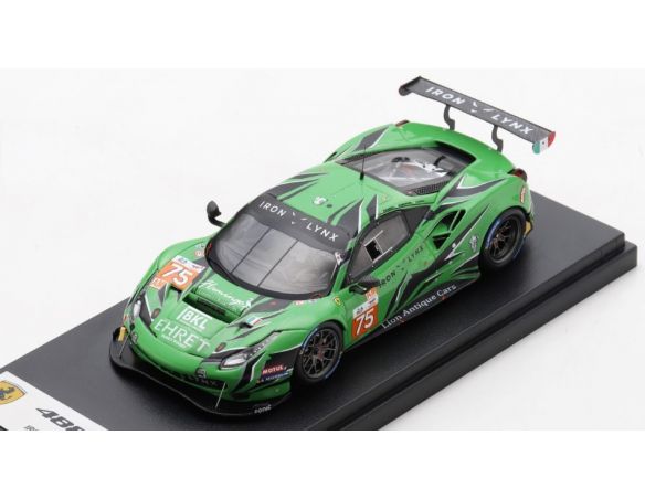 LOOKSMART LSLM151 FERRARI 488 GTE EVO IRON LYNX N.75 LM 2022 EHRET/HOOK/VARRONE 1:43 Modellino