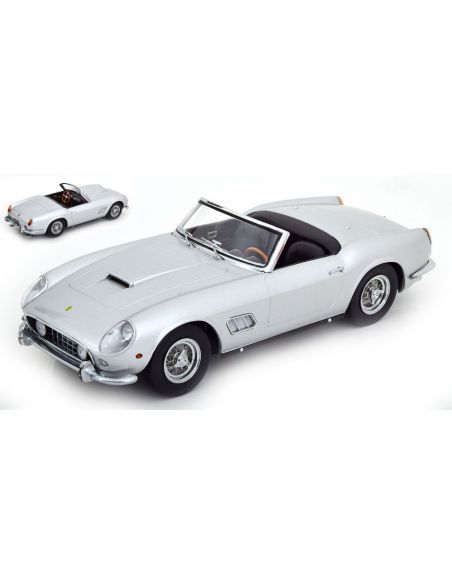 KK SCALE KKDC181042 FERRARI 250 GT CALIFORNIA SPYDER 1960 SILVER 1:18 Modellino