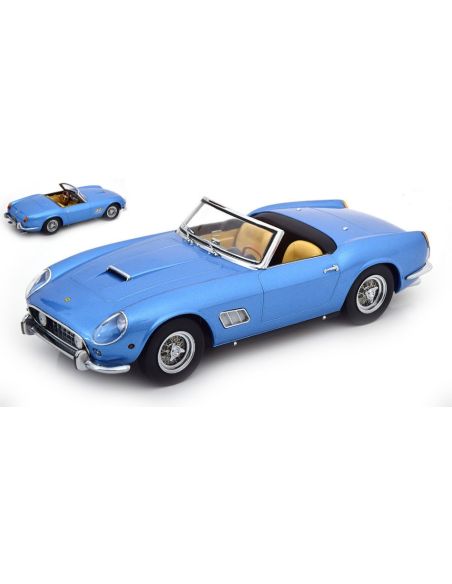 KK SCALE KKDC181044 FERRARI 250 GT CALIFORNIA SPYDER 1960 LIGHTBLUE METALLIC 1:18 Modellino