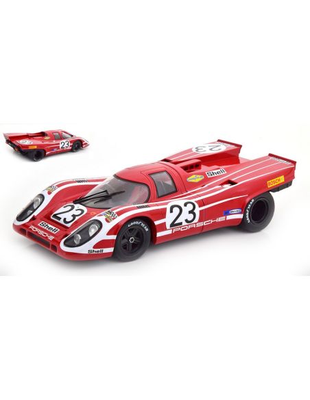 KK SCALE KKDC181261 PORSCHE 917K N.23 WINNER 24 H LE MANS 1970 HERMANN-ATTWOOD 1:18 Modellino