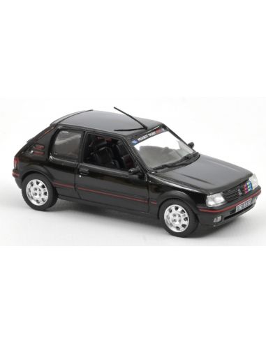 NOREV NV471734 PEUGEOT 205 GTI 1.9 1992 BLACK WITH PTS DECO 1:43 Modellino