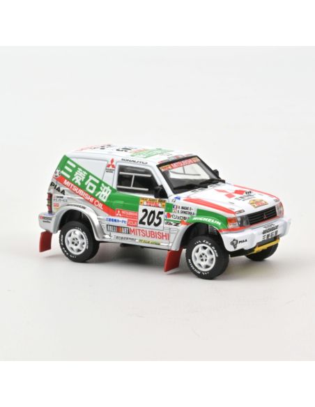 NOREV NV800162 MITSUBISHI PAJERO N.205 WINNER DAKAR RALLY 1997 K.SHINOZUKA 1:43 Modellino