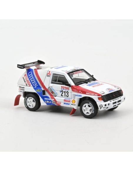 NOREV NV800163 MITSUBISHI PAJERO N.213 DAKAR RALLY 1992 K.SHINOZUKA 1:43 Modellino
