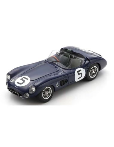 SPARK MODEL S2404 ASTON MARTIN DBR1 N.5 LM 1961 J.CLARK-R.FLOCKHART 1:43 Modellino