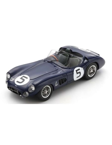 SPARK MODEL S2404 ASTON MARTIN DBR1 N.5 LM 1961 J.CLARK-R.FLOCKHART 1:43 Modellino