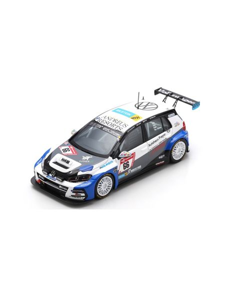 SPARK MODEL SG866 VW GOLF GTI N.66 24 H NURBURGRING 2022 HALLER-FINK-SCHEMMANN 1:43 Modellino