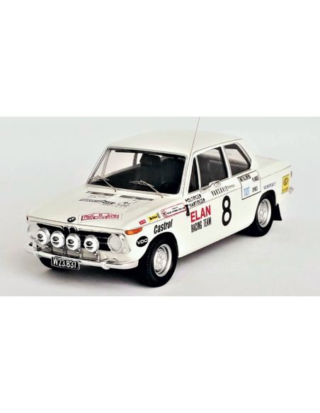 TROFEU TFRRFR60 BMW 2002 Ti RALLY MONTE CARLO 1971 POLTINGER/HARTINGER 1:43 Modellino