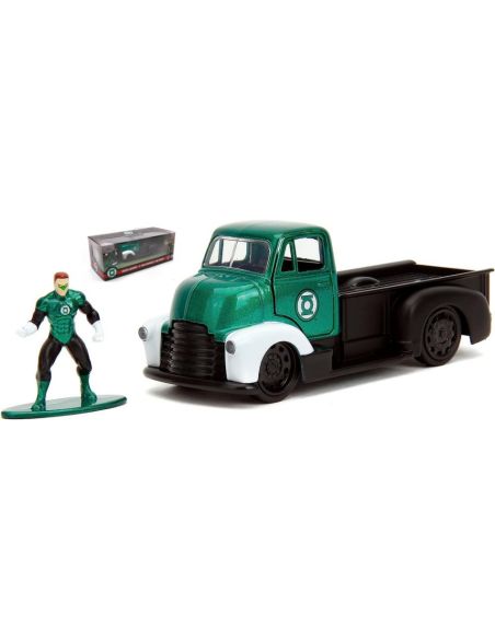 JADA TOYS JADA253253015 CHEVROLET COE 1952 GREEN LANTERN GREEN/BLACK 1:32 Modellino