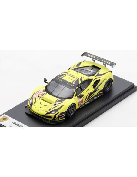 LOOKSMART LSLM147 FERRARI 488 GTE EVO IRON LYNX N.60 LM 2022 SCHIAVONI/BALZAN/GIAMM.1:43 Modellino