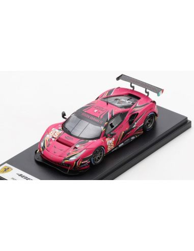 LOOKSMART LSLM153 FERRARI 488 GTE EVO IRON DAMES N.85 LM 2022 FREY/GATTING/BOVY 1:43 Modellino