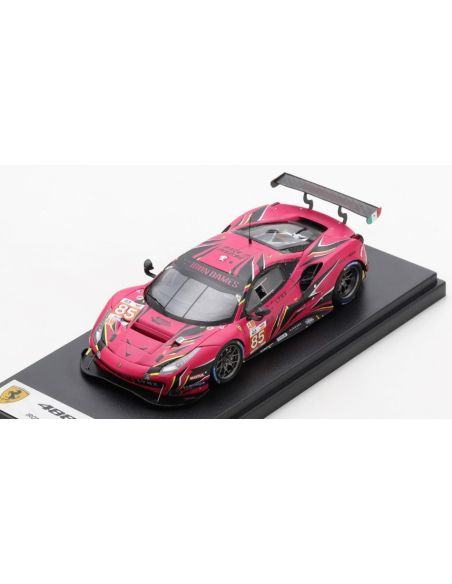 LOOKSMART LSLM153 FERRARI 488 GTE EVO IRON DAMES N.85 LM 2022 FREY/GATTING/BOVY 1:43 Modellino