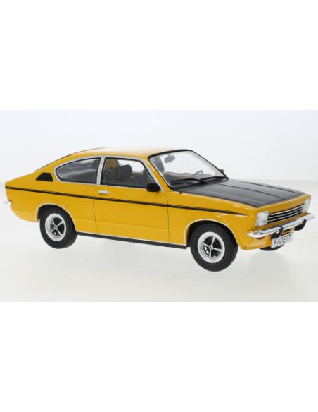 MODELCARGROUP MCG18191 OPEL KADETT C COUPE GT/E 1975 DARK YELLOW/BLACK 1:18 Modellino