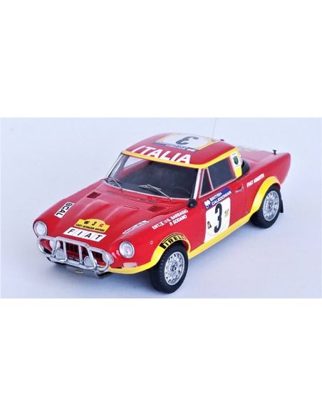 TROFEU TFDSN105 FIAT 124 ABARTH N.3 EAST AFRICAN SAFARI 1974 BARBASIO/SODANO 1:43 Modellino