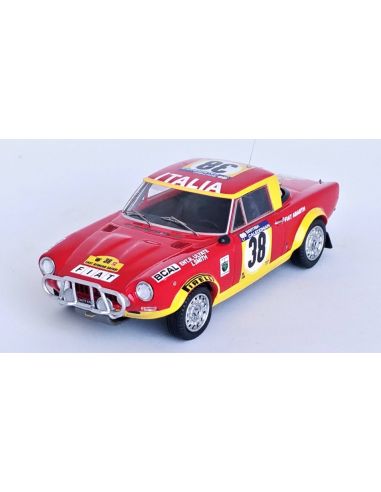 TROFEU TFDSN107 FIAT 124 ABARTH N.38 EAST AFRICAN SAFARI 1974 ULYATE/SMITH 1:43 Modellino