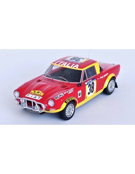 TROFEU TFDSN107 FIAT 124 ABARTH N.38 EAST AFRICAN SAFARI 1974 ULYATE/SMITH 1:43 Modellino
