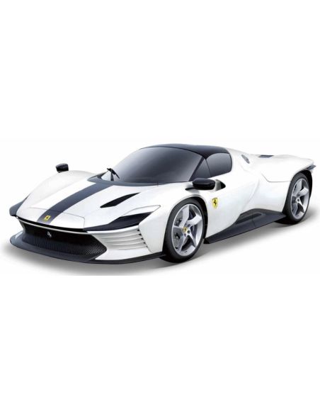 BBURAGO BU16912 FERRARI DAYTONA SP3 WHITE SIGNATURE W/OPENINGS 1:18 Modellino