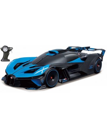 MAISTO MI82423B BUGATTI BOLIDE RADIOCOMANDO BLUE 1:14 Modellino