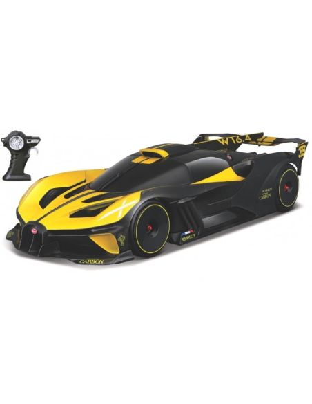 MAISTO MI82423Y BUGATTI BOLIDE RADIOCOMANDO YELLOW 1:14 Modellino