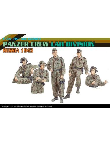 DRAGON D6214 PANZER CREW LAH DIV.RUSSIA 1943 KIT 1:35 Modellino