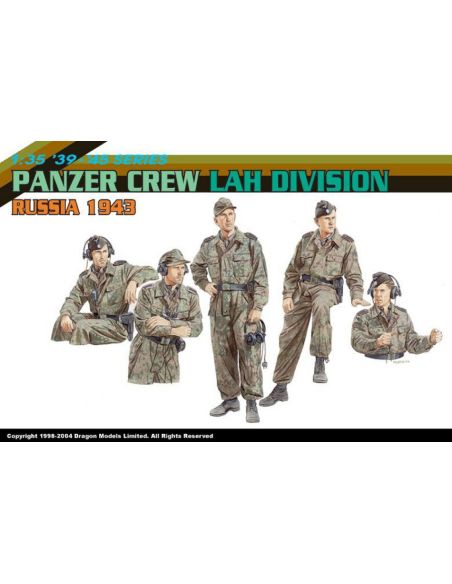 DRAGON D6214 PANZER CREW LAH DIV.RUSSIA 1943 KIT 1:35 Modellino
