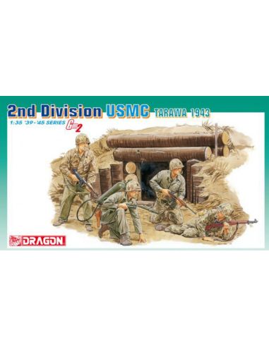 DRAGON D6272 2nd DIVISION USMC (TARAWA 1943) KIT 1:35 Modellino