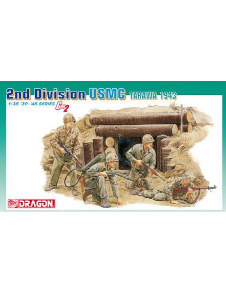 DRAGON D6272 2nd DIVISION USMC (TARAWA 1943) KIT 1:35 Modellino