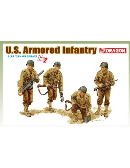DRAGON D6366 US ARMORED INFANTRY KIT 1:35 Modellino