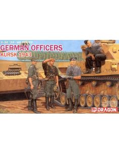 DRAGON D6456 GERMAN OFFICERS KURK 1943 KIT 1:35 Modellino