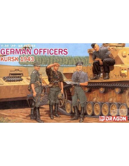 DRAGON D6456 GERMAN OFFICERS KURK 1943 KIT 1:35 Modellino
