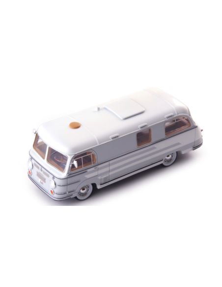 AUTOCULT ATC09019 PORSCHE TEMPO MIKAFA SPORT CAMPER 1955 GREY/WHITE 1:43 Modellino