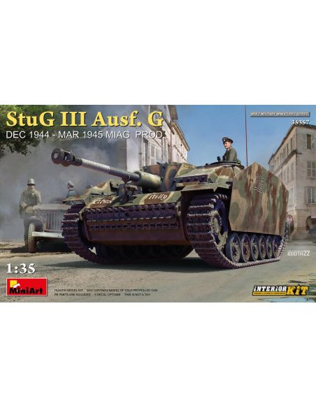 MINIART MIN35357 STUG III AUSF.G DEC.1944-MAR.1945 INTERIOR KIT 1:35 Modellino