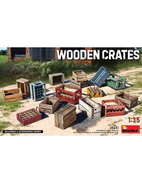 MINIART MIN35651 WOODEN CRATES KIT 1:35 Modellino