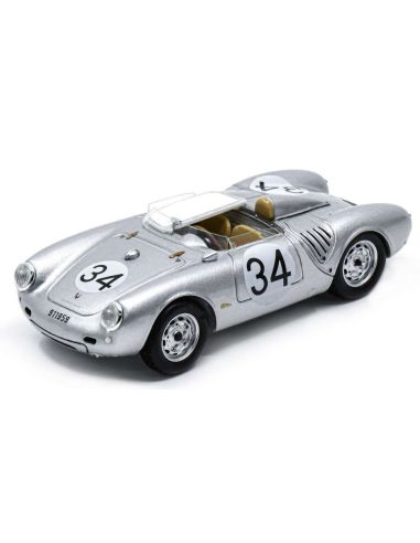 SPARK MODEL S9721 PORSCHE 550A N.34 LM 1957 E.CRAWFORD-C.STOREZ 1:43 Modellino