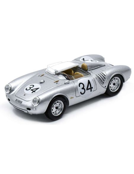 SPARK MODEL S9721 PORSCHE 550A N.34 LM 1957 E.CRAWFORD-C.STOREZ 1:43 Modellino