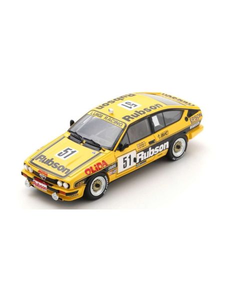 SPARK MODEL SB422 ALFA ROMEO ALFETTA GTV6 N.51 24 H SPA 1984 SALAM-PERRIER-THOISY 1:43 Modellino