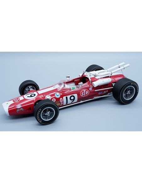 TECNOMODEL TMD18176C LOTUS 38 N.19 2nd 500 INDY 1966 J.CLARK 1:18 Modellino