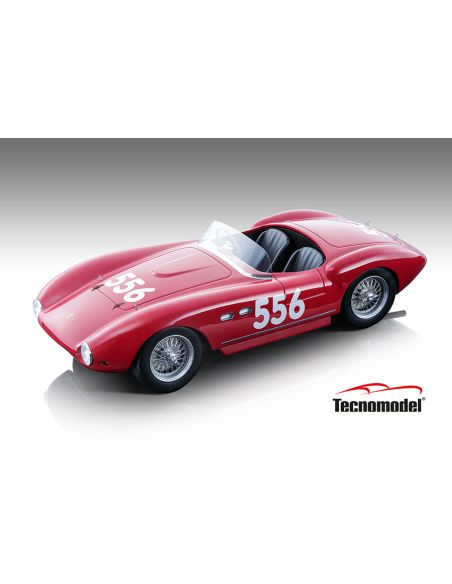 TECNOMODEL TMD18246C FERRARI 735S N.556 166MM SPYDER MILLE MIGLIA 1954 DE GRAFFEN./PARRAV1:18 Modellino