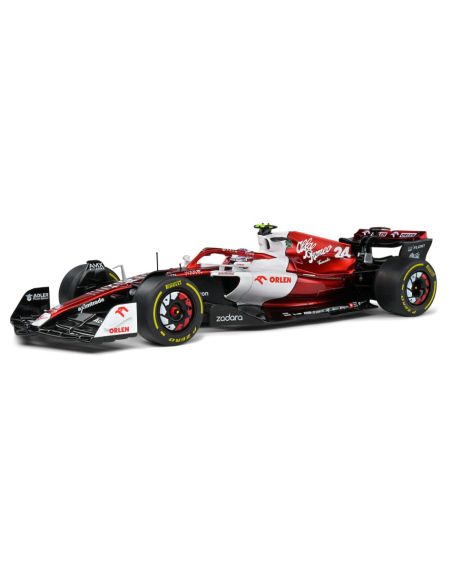 SOLIDO SL1810202 ALFA ROMEO C42 N.24 CANADA GP 2022 G.ZHOU 1:18 Modellino