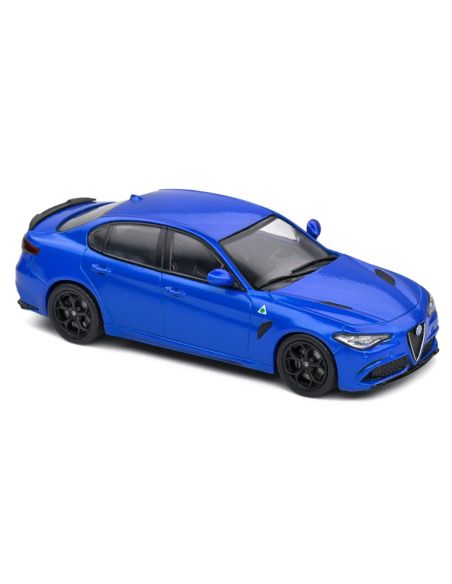 SOLIDO SL4313104 ALFA ROMEO GIULIA QUADRIFOGLIO 2019 BLUE 1:43 Modellino