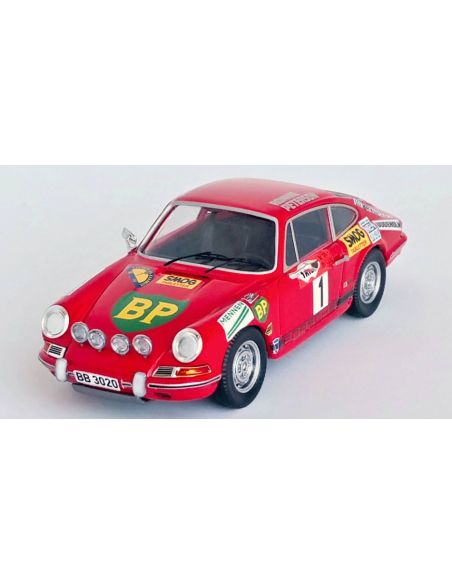 TROFEU TFDSN108 PORSCHE 911 L SWEDISH RALLY 1970 PETERSON/SVEDBERG 1:43 Modellino