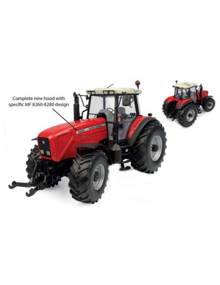 UNIVERSAL HOBBIES UH5351 MASSEY FERGUSON 8260 X-TRA 1:32 Modellino