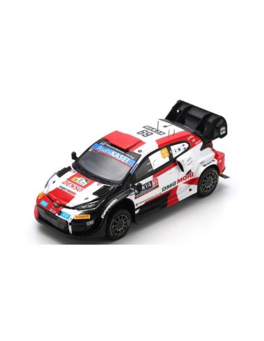 SPARK MODEL S6709 TOYOTA YARIS N.69 WINNER RALLY SAFARI KENYA 2022 ROVANPERA-HALTTUN.1:43 Modellino