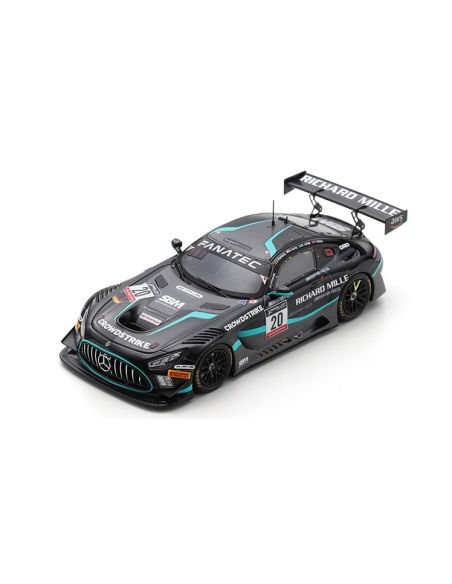 SPARK MODEL SB520 MERCEDES GT3 N.20 WINNER BRONZE CUP CLASS 24 H SPA 2022 MULLER-KURTZ-PIE Modellino