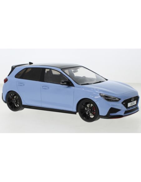MODELCARGROUP MCG18374 HYUNDAI i30 N 2021 LIGHT BLUE 1:18 Modellino