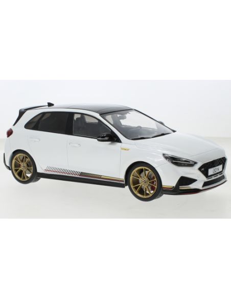 MODELCARGROUP MCG18376 HYUNDAI i30 N 2021 MET.WHITE 1:18 Modellino