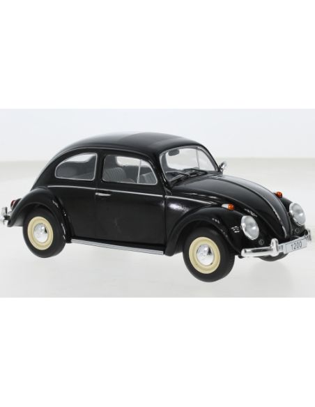 WHITEBOX WB124177 VW KAFER 1200 1960 BLACK 1:24 Modellino