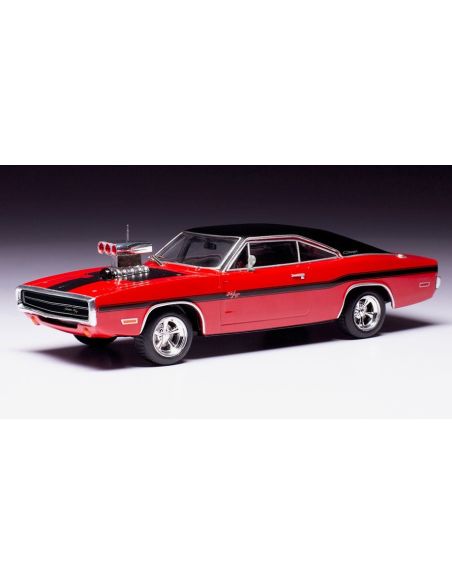 IXO MODEL CLC475 DODGE CHARGER R/T 1970 RED 1:43 Modellino